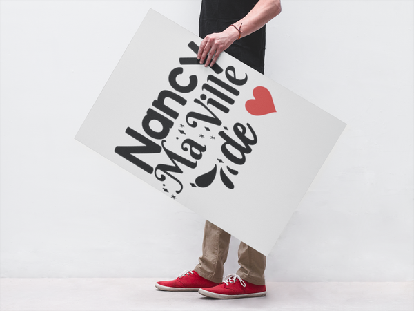 Affiche A3 "Nancy ma ville de coeur"